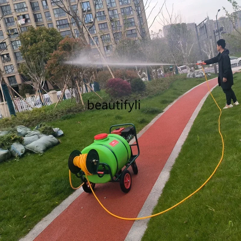 

NN160L Hand Push Dispenser 300L Power Four-stroke Gasoline Agricultural Orchard Sprayer