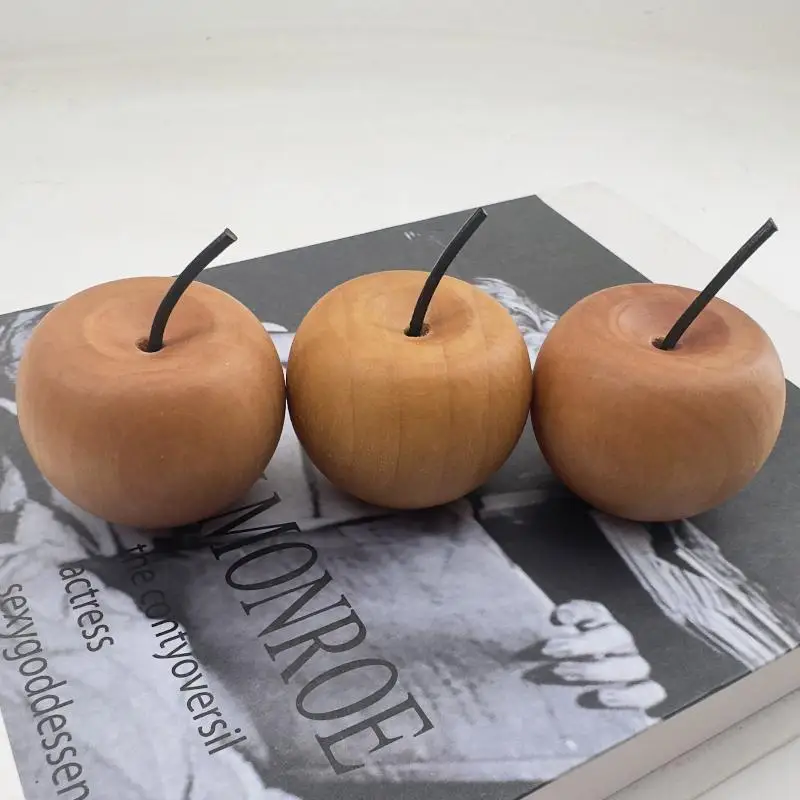 3Pcs Natural Wood Aroma Diffuser Car Home Office Tabletop Decor Relaxing Scent Dispenser Holiday Gift Essential Oil Diffuser