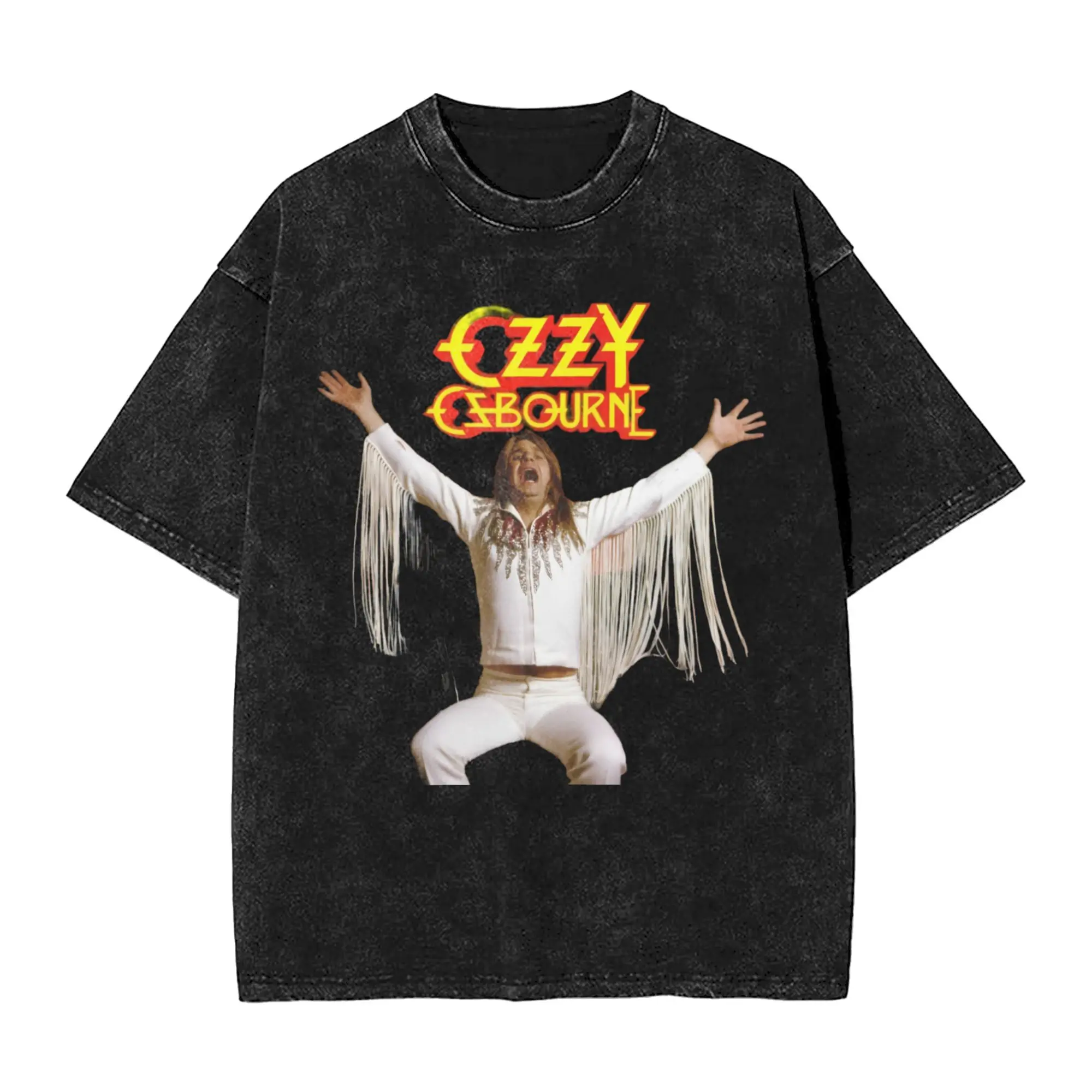 

Ozzy Osbourne Rock Punk T-Shirts for Men Humor 100% Cotton Tee Shirt Crewneck Short Sleeve T Shirts Classic Tops,