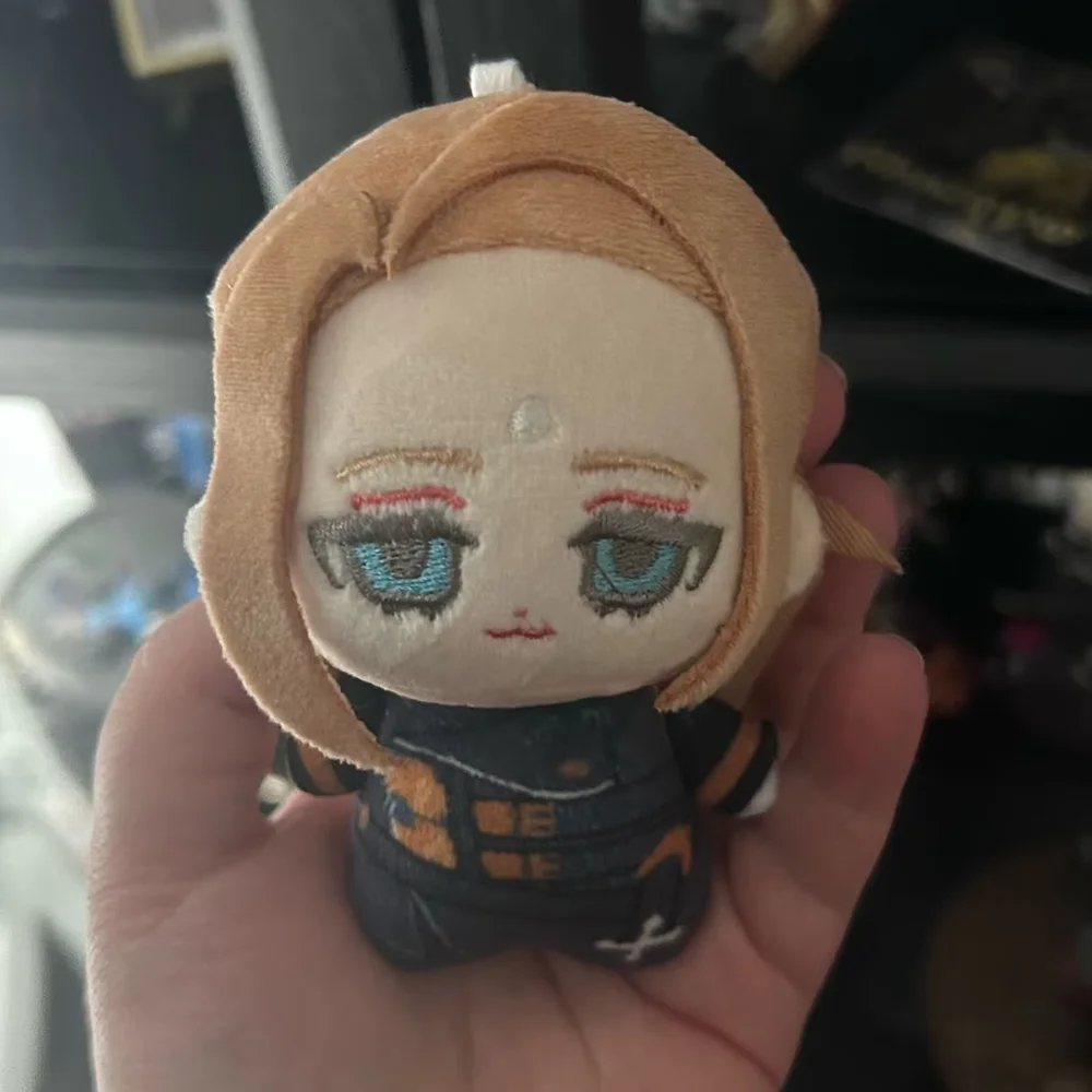 Cute 10cm Zenos Yae Galvus Plush Doll XMAS Gift Pendant Printed Halloween Ornament Fantasy Zenos Stuffed Toy Lohen XMAS Gifts