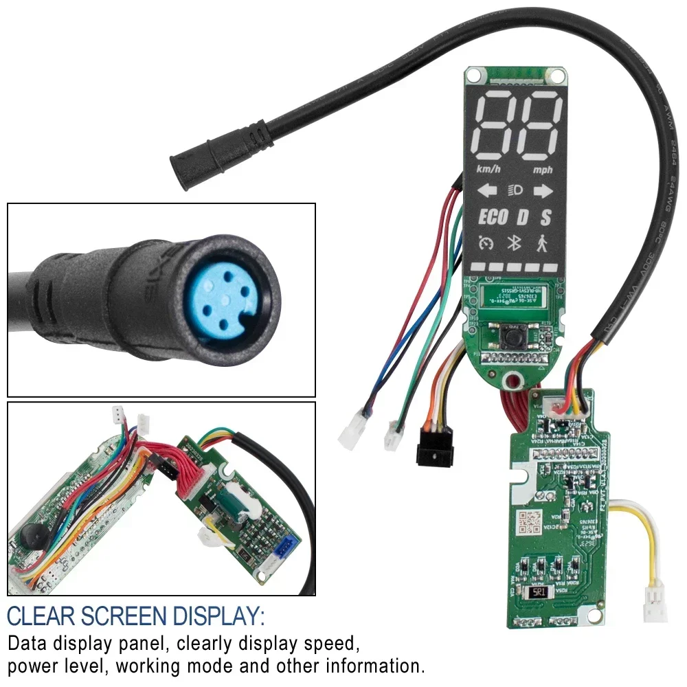 Original Dashboard For Segway Ninebot Electric Scooter F2 Pro Board Bluetooth LED Display Screen Instrument Replacement Parts