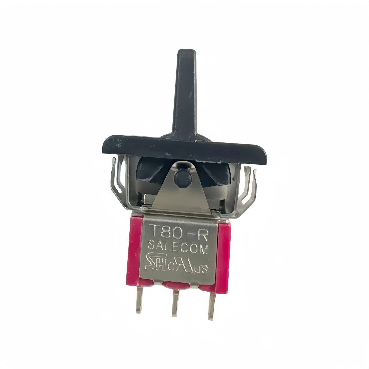 2 pz/lotto Interruttore A Bilanciere AC250V/3A 125V/5A Momentaneo SPDT 3 Posizioni Interruttore A Levetta T80-R Girare A Sinistra E A Destra di