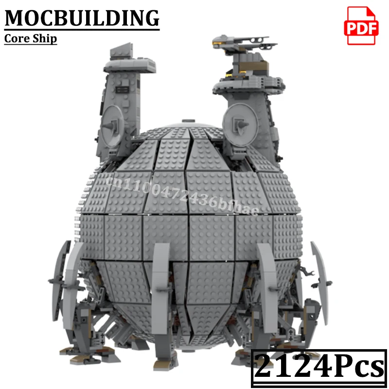 Core-Ship Blocks Model MOCBUILDING Bricks Technology Sci-fi Movie Bricks Command Spheresed Construction Toys Gift