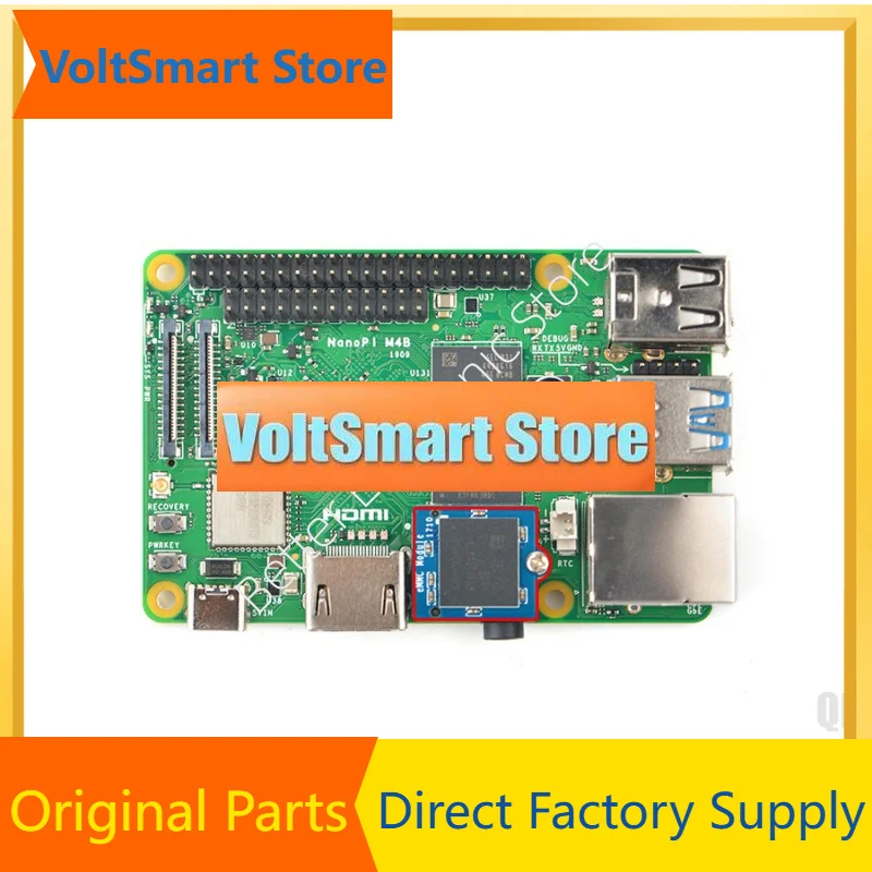 VoltSNanoPi M4B Development Board - RK3399 Dual Camera Support With 2GB RAM, PCIe Expansion & 4K Android Playback​