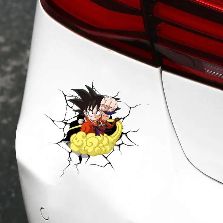 Anime Dragon Ball Z 3D car sticker car rear creative decorative body sticker cartoon decorative anime Decorative stickers - view 5