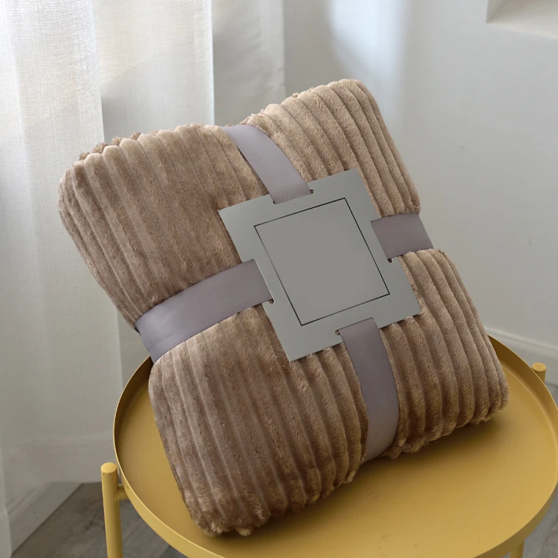 100x150cm Milk Velvet Blanket Bed Sheet Blanket Single Dormitory Student Coral Velvet Air Conditioning Soft Sofa Nap Blanket