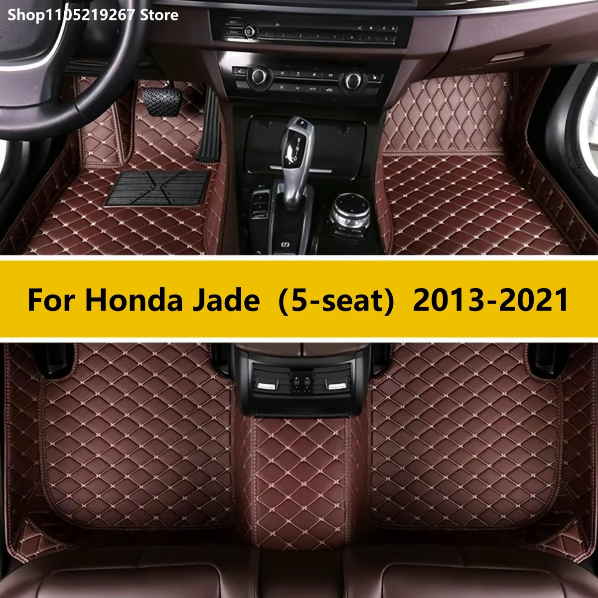 

Car Mats For Honda Jade（5-seat）2013 2014 2015 2016 2017 2018 2019 2020 2021 Floor Mat Car Mat Accessories Interior