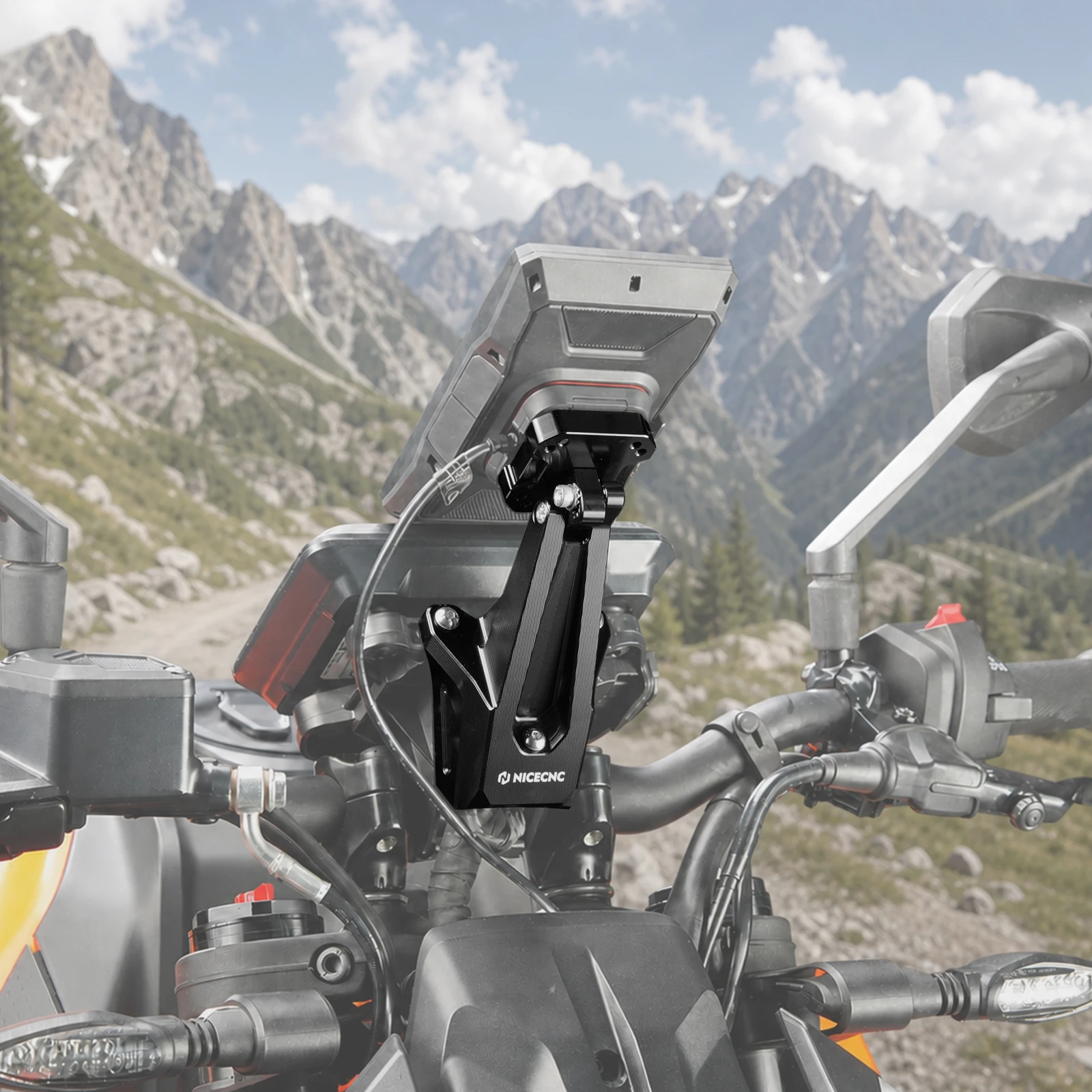 AMPS Gerätehalterung Telefonhalterung GPS-Halterungen für KTM 125 Duke 250 Duke 390 Duke 2026 2025 2024 Duke 125 Duke 250 Duke 390 – Detail 8