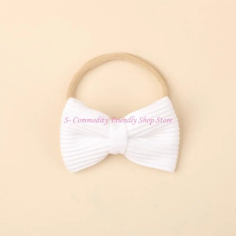 

85ae 2pcs Bowknot Hair Bands Headwear для девочек -повязки для новорожденных новорожденных.