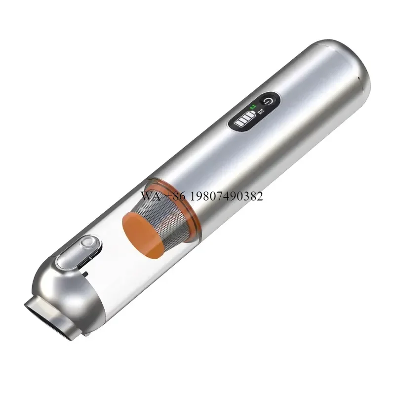 wmwmnu for V19 Wireless Handheld Mini Vacuum Cleaner Blower 15000PA High Power Aluminum Case Dry Cleaning for Home Car Use