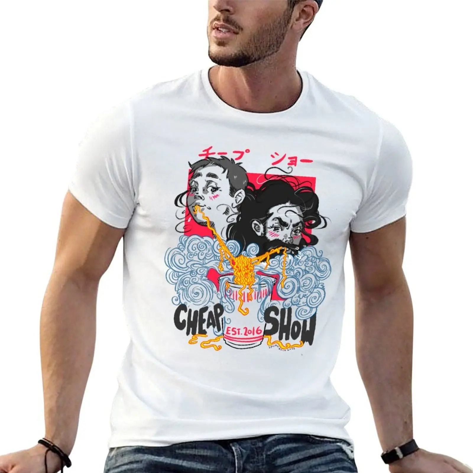 CHEAPSHOW EST 2016 T-Shirt anime tshirt black cotton t-shirt plain for man package t shirt man plain T-shirt