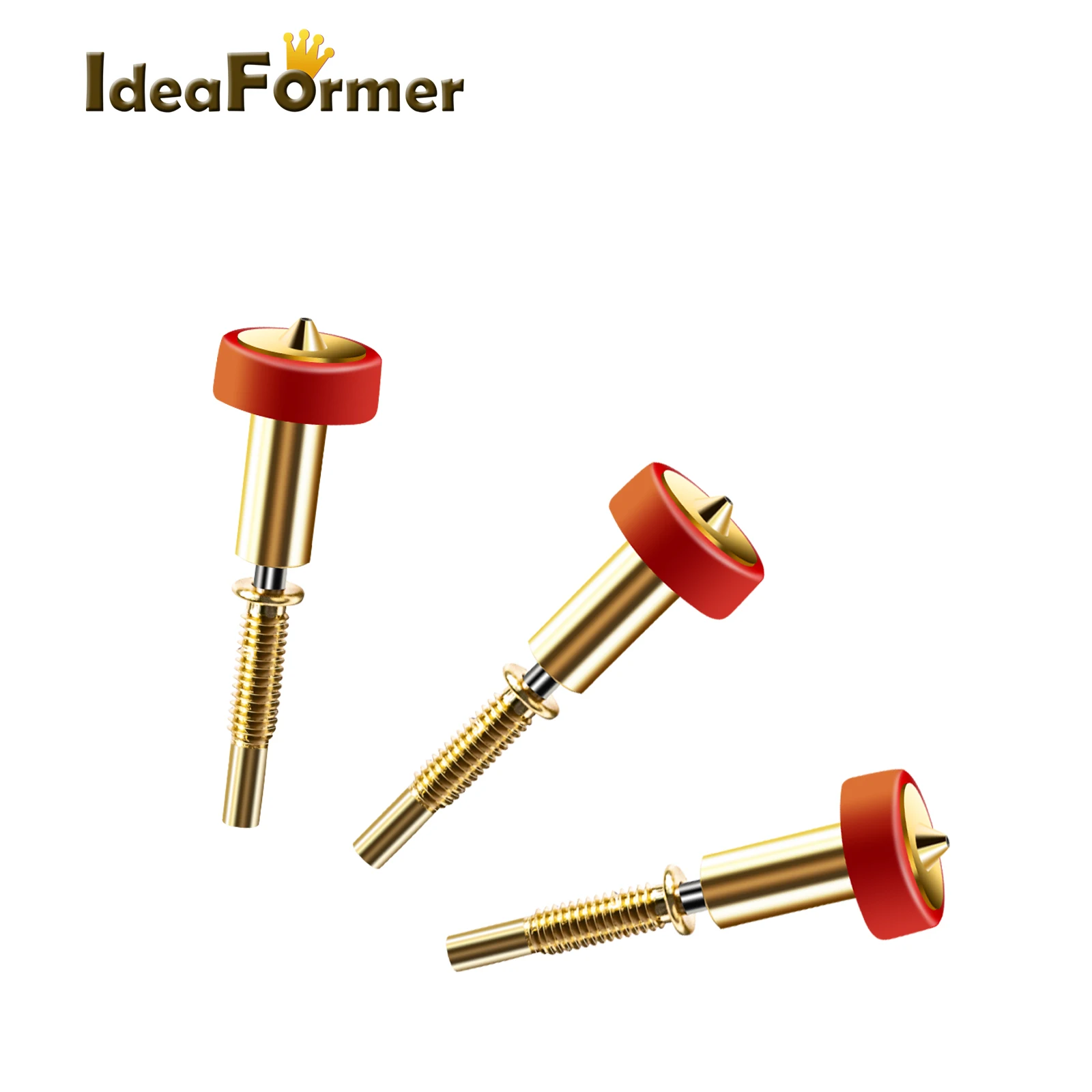

Upgraded Nozzle For REVO Hotends Clone Nozzle All-in-one Bimetal 0.4mm Heatbreak Brass Titanium For Hotend Extruder 3d Parts