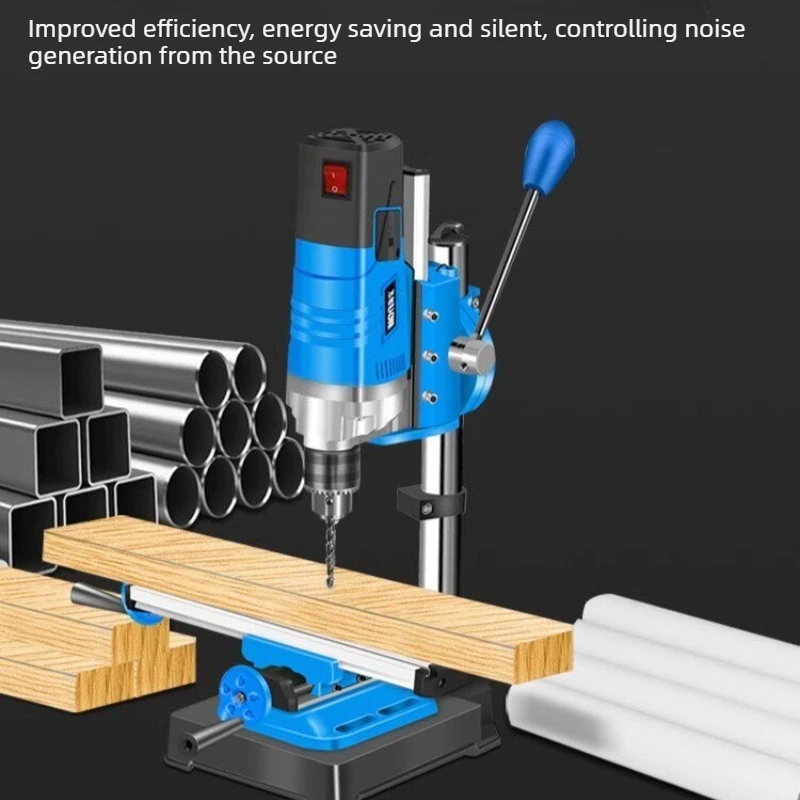 High Power 220v Industrial Grade Drill Press Milling Machine Home Small Multifunction Workbench Precision Drilling