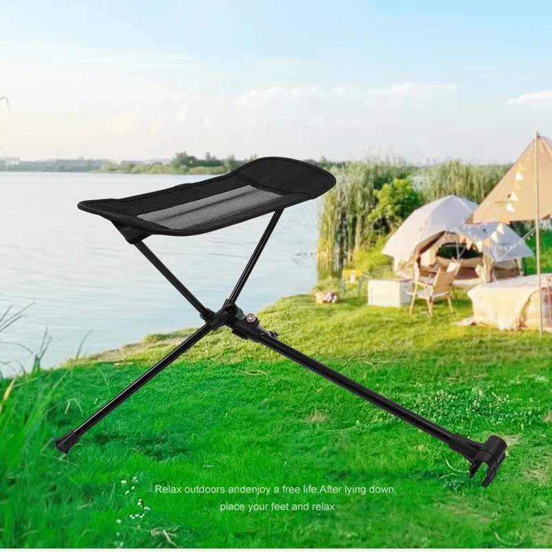 

Выдвижная подставка для ног, подставка для ног, комплект стульев для кемпинга для пешего туризма, рыбалки, пикника, откидывающиеся шезлонги, кресло-качалка, портативное складное кресло