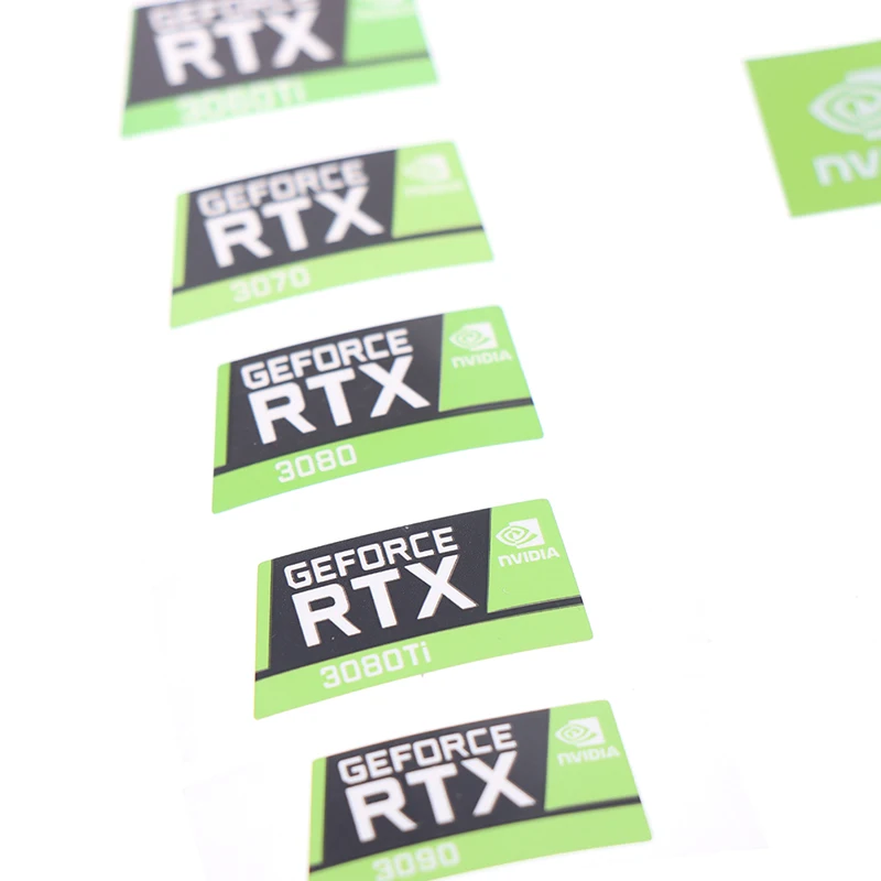 Наклейка для ноутбука RTX 3090TI 3080TI 3070 3060, графическая карта