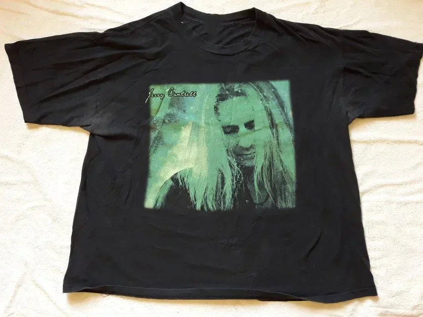 

New Popular Jerry Cantrell Black T-Shirt Cotton Full Size