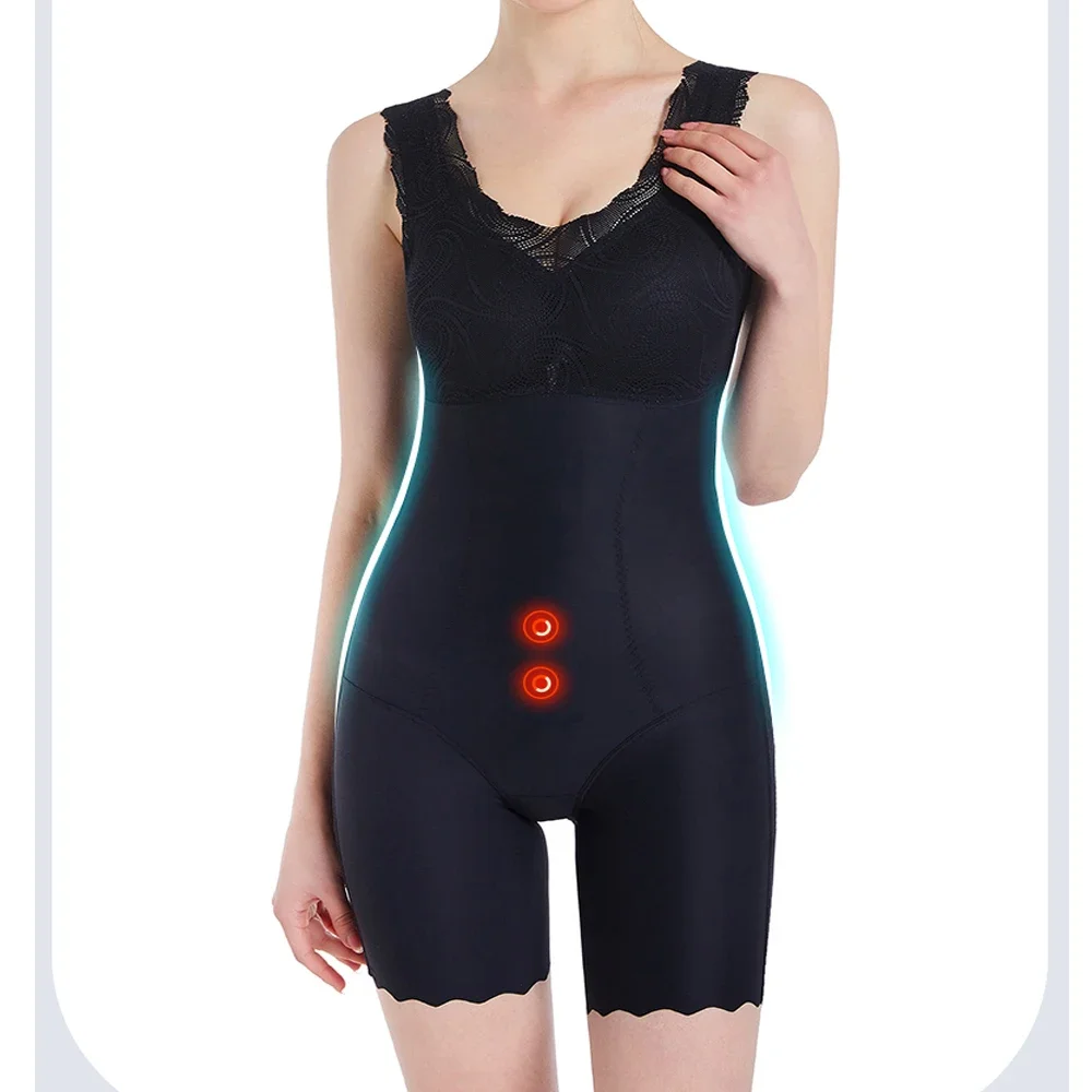 Shapewear Bodysuit Tummy Control for Women Open Hip Reducing and Shaping Full Body Shaper Bodysuit