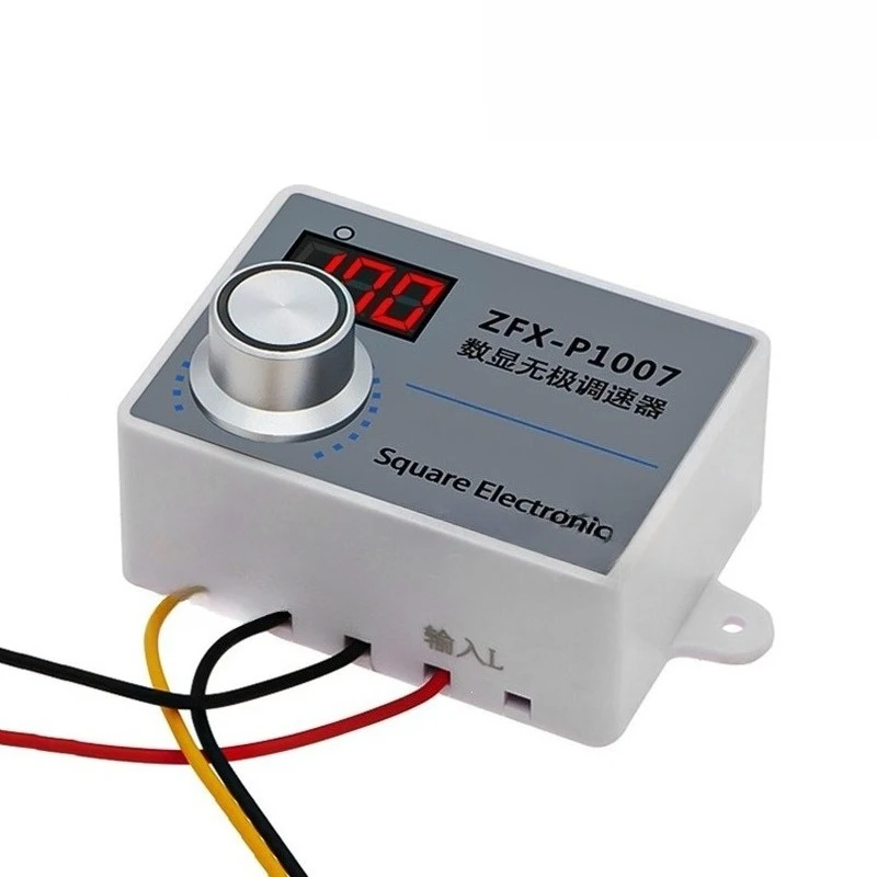 ZFX-P1007 220V AC Digital Display Governor, Single-phase Geared Motor, Fan, Ceiling Fan Stepless Variable Speed Open