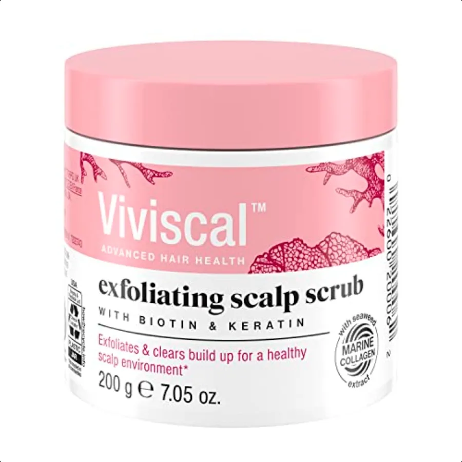 

Viviscal Exfoliating Scalp Scrub Clarifying Scrub with Biotin Keratin Promote Fuller Healthier Hair Growth Gentle Exfoliating S