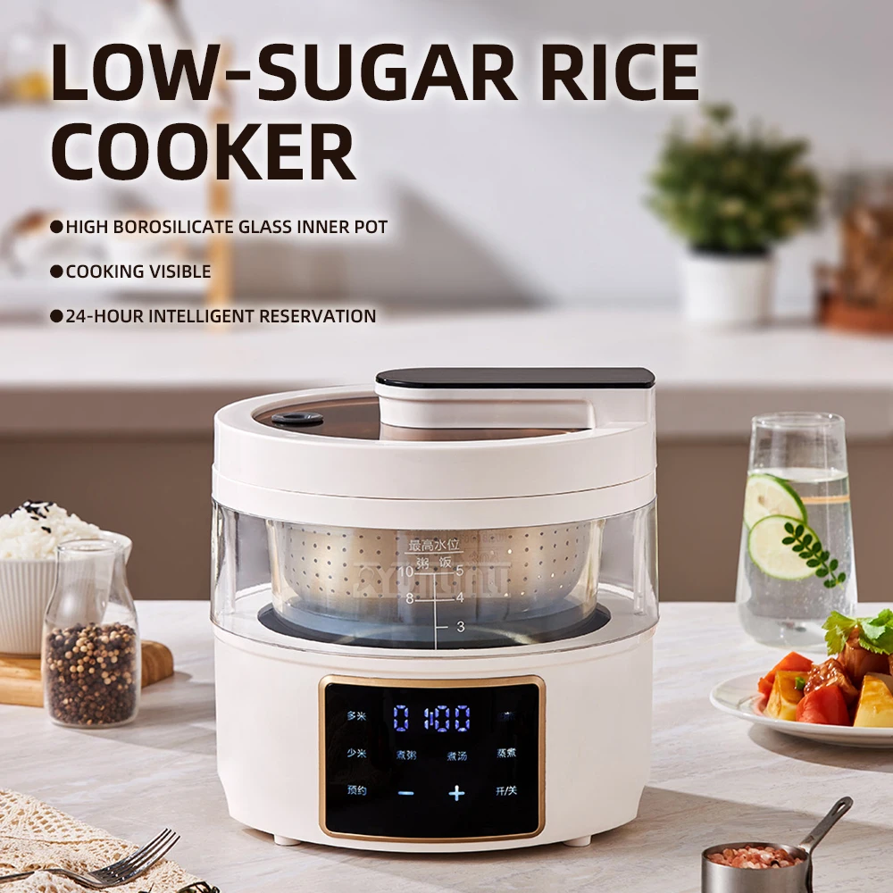 

KX-188 3L Intelligent Rice Cooker with Visual Inner Pot Soup Separation Feature for Perfect Cooking