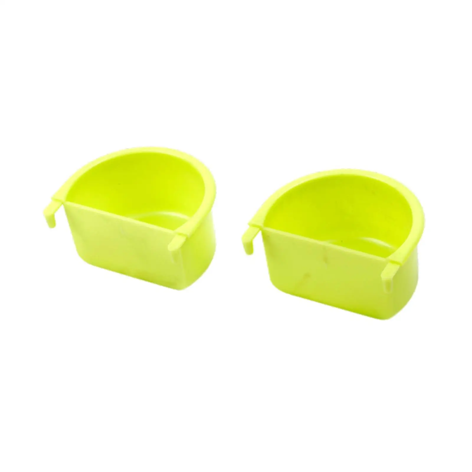 Bird Feeder Hanging Food Cups Cage Accessories for Feeding Young Parrots Sturdy PP Bowls for Budgies and Finch Birds