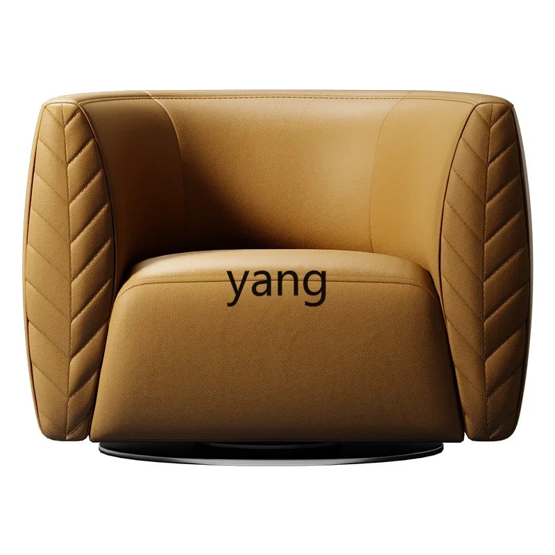 LTT leather leisure chair leaf series whole house with modern light luxury high-end villa