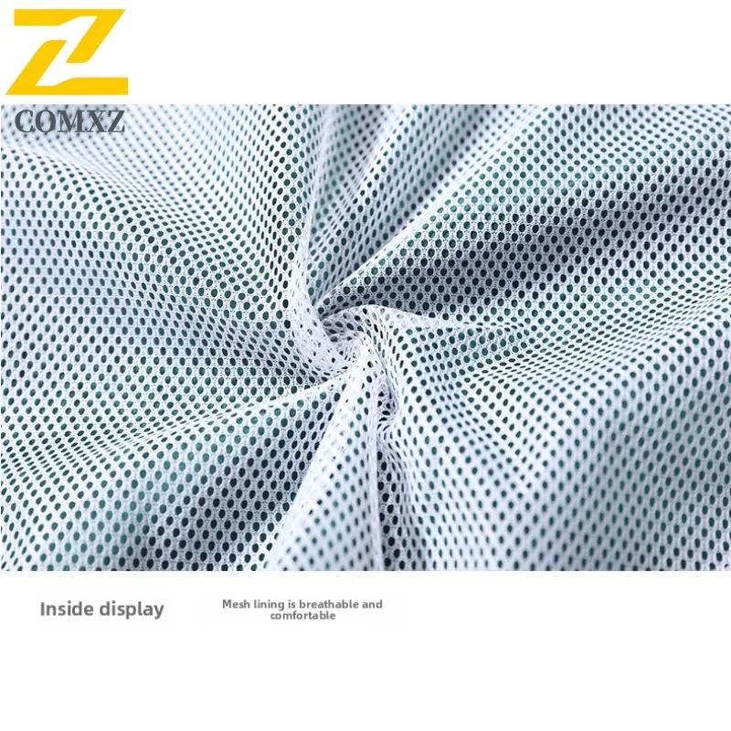 سترة COMXZ للرجال بياقة واقفة مميزة للمشي لمسافات طويلة والسفر ومريحة للدراجات النارية على طراز الشارع ملابس خريفية خفيفة الوزن ومتينة #6