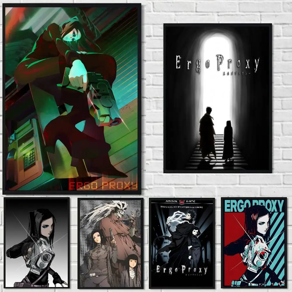 Ergo Proxy Anime Fashion Leinwand-Wandkunst für Wohnzimmer-Heimdekoration
