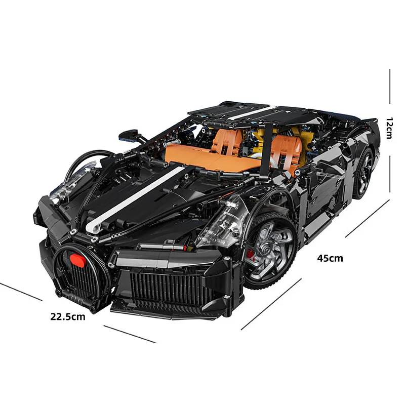 New H1123 1949pcs MOC Technical Remote Control Sports Car Building Blocks Bricks Model Toys for Children Christmas Gift Set