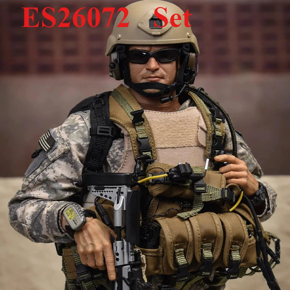 

(в наличии) ES26072 Набор моделей солдат в масштабе 1/6 для 12-дюймовых фигурок спецназа ВМС США