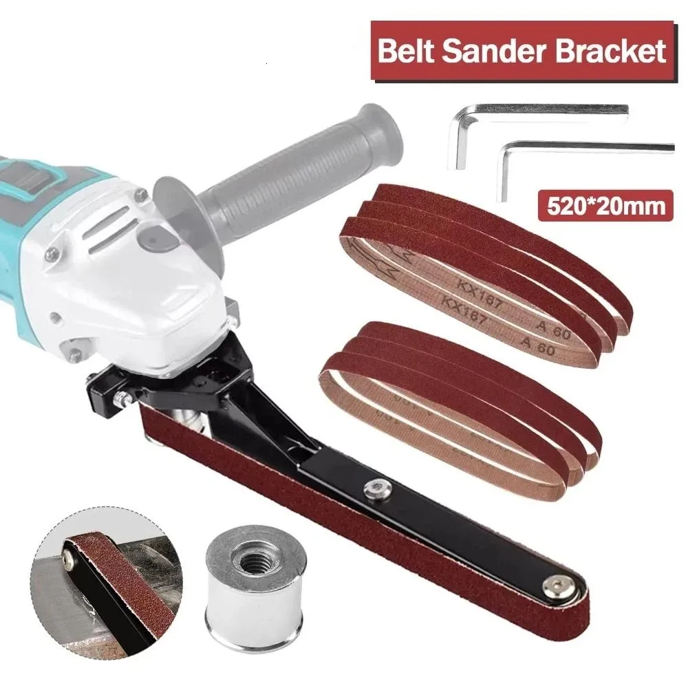 

Многофункциональная насадка для ленточной шлифовальной машины, адаптер для шлифования из нержавеющей стали, малошумный кронштейн для трубки, замена угловой шлифовальной машины