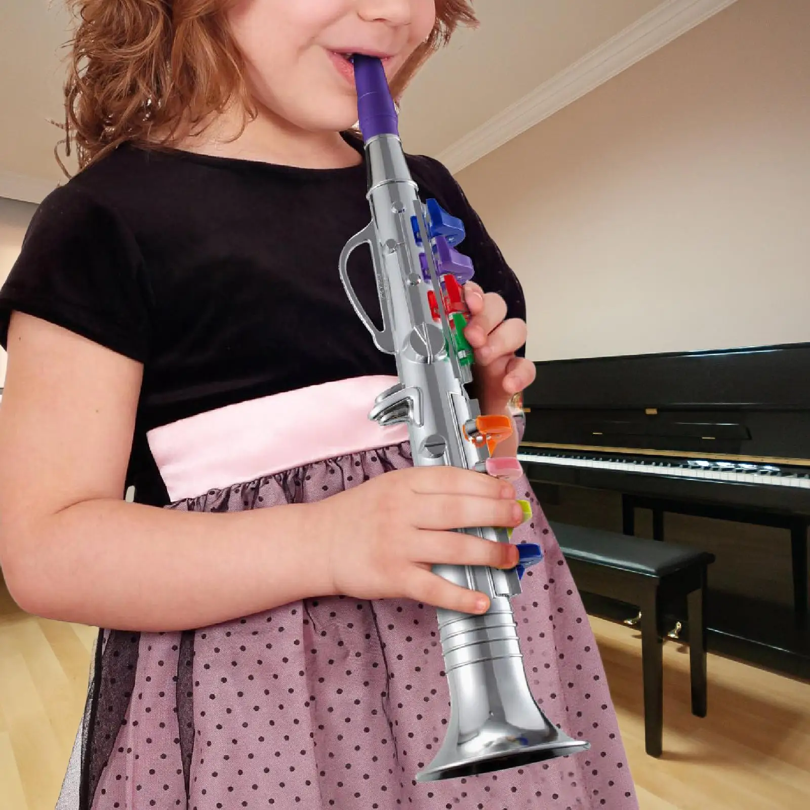 楽器サックス早期教育玩具誕生日パーティーの記念品 8 トーン子供のための演奏子供学校学習