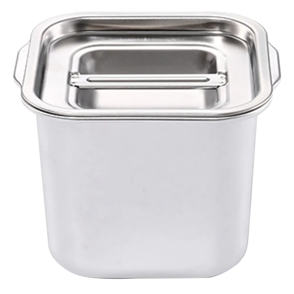 

Stainless Steel Seasoning Storage Jar Condiment Pot Spice With Lid Large Capacity Kitchen Organizer Coffee Bean Container Sugar