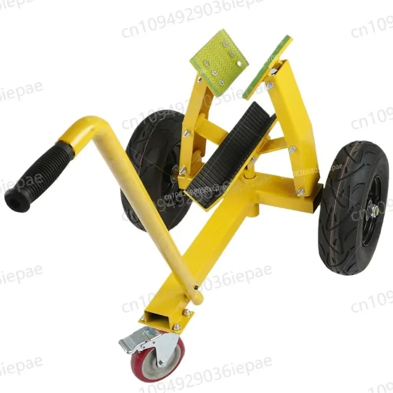 Stone plywood mobile cart for industrial handling of large marble slabs, labor-saving tool with a load-bearing capacity of 250kg