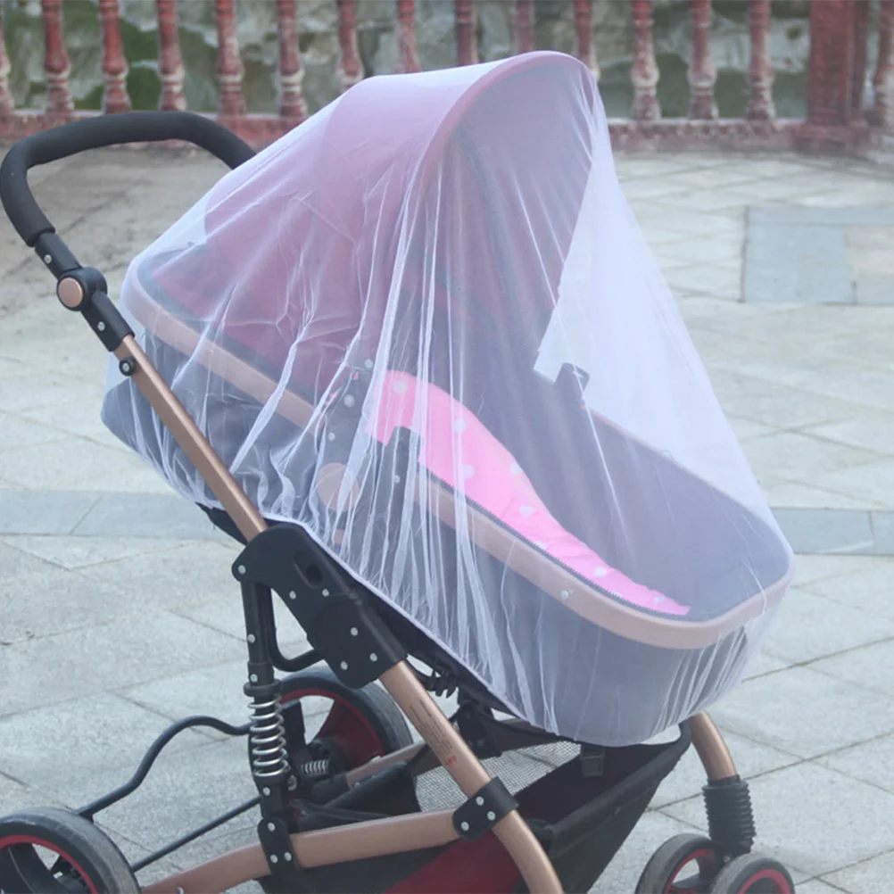 Jaring nyamuk bayi lipat perlindungan menyeluruh Stroller sejuk bahan Premium enkripsi perjalanan menggunakan mimpi manis