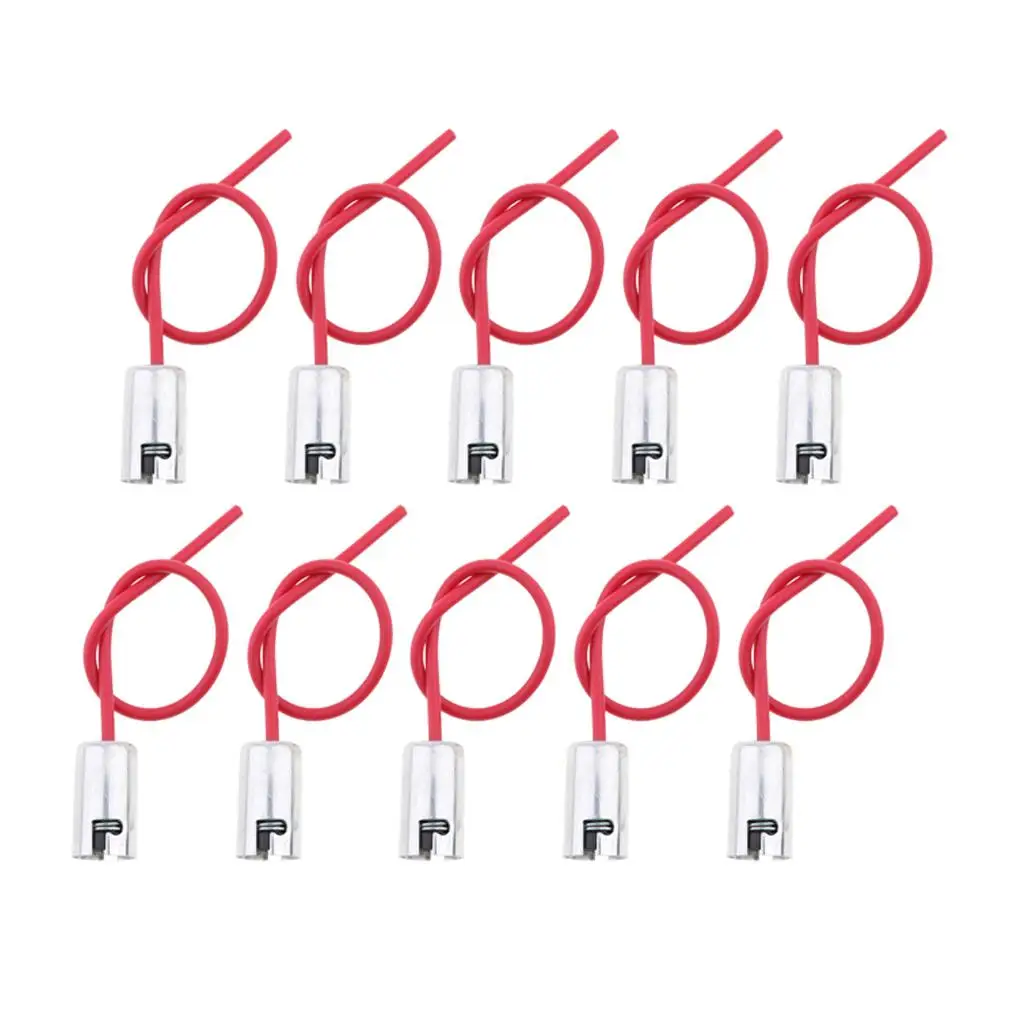 10pcs BA9S Car Truck SUV Light Bulb Socket Holder Automotive Parts High Quality Plastic+Metal