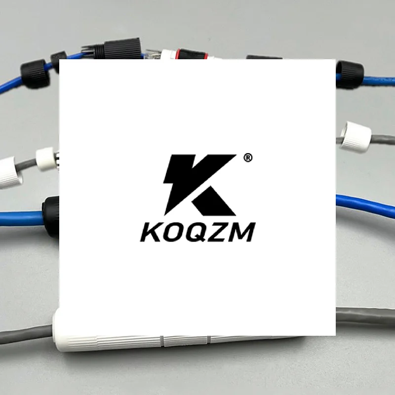 

1Pc RJ45 Docking Connector Ethernet Network Straight-through Waterproof IP67 Header Outdoor Broadband Network Cable Extender