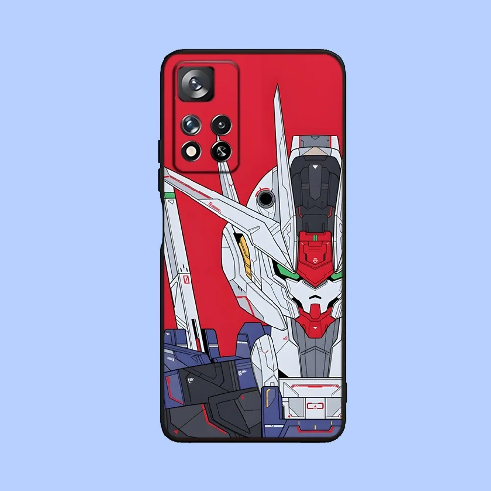 Cool G-GundamS 00 Robort Phone Case For Samsung Galaxy A13,A21s,A22,A31,A32,A52,A53,A71,A80,A91 Soft Black Cover