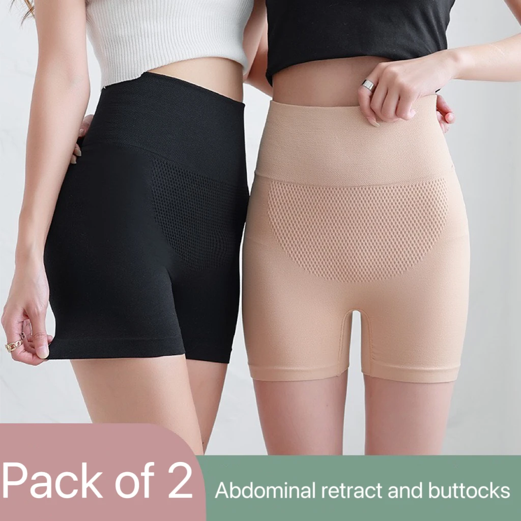1pcs Women Seamless High Waist Shorts Tight Fitting Panties Shaping Hip Lift Safety Pants Underwear Shapewear Breathable Boxer image 2