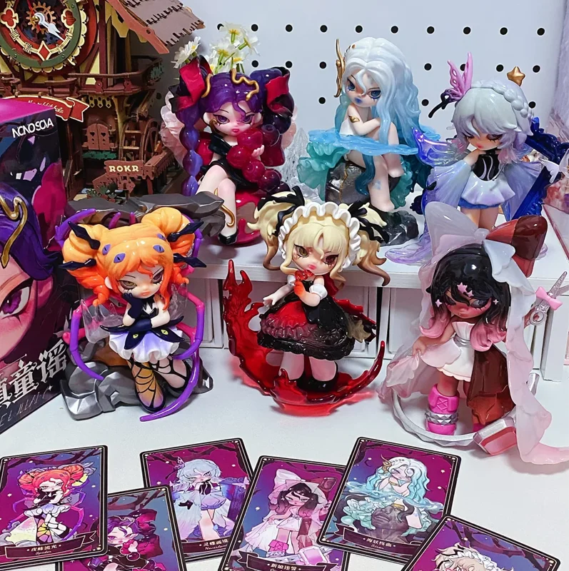 

Original New Nono Sova Nightmare Lullaby Series Blind Box Misty Town Nursery Rhyme Desktop Handmade Ornaments Toy Gifts