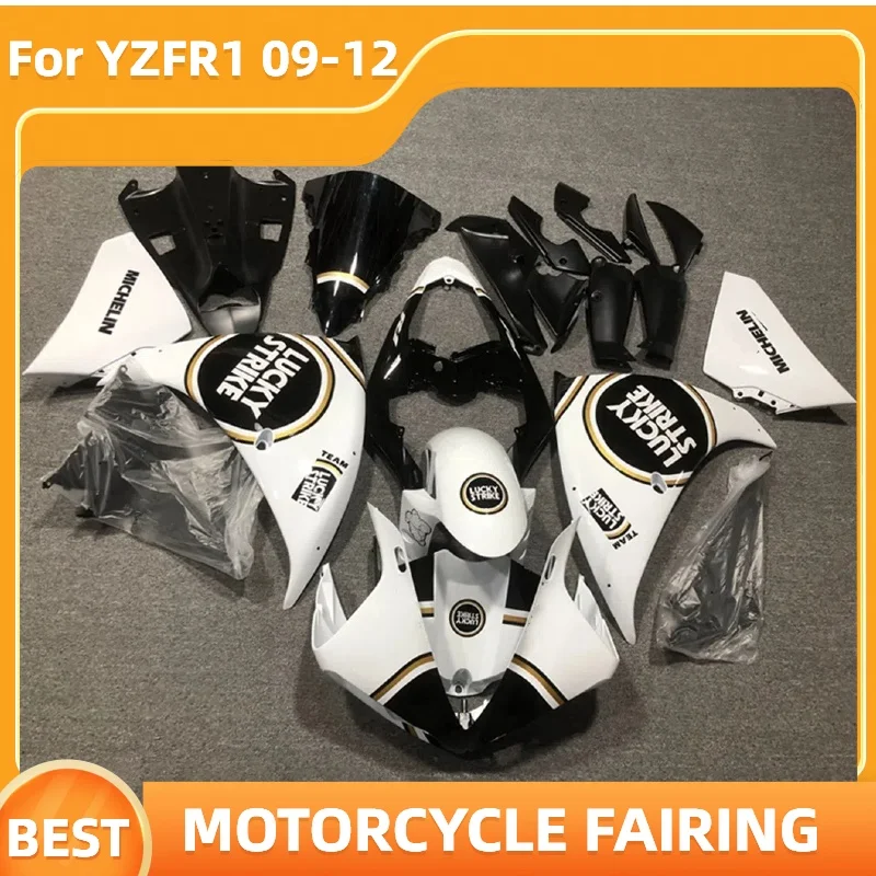 

Для YAMAHA YZF-R1 2009 2010 2012 2011 YZF R1 09-12 высококачественные черные и белые Обтекатели R1 09 10 11 12