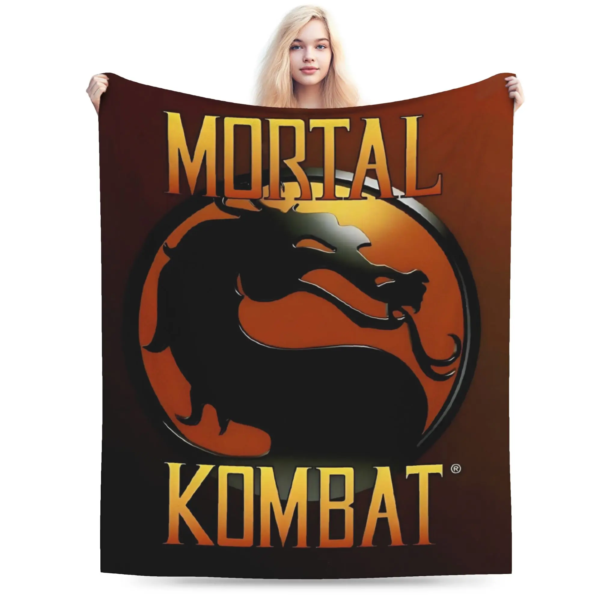 Mortal Kombat II Moive 2026 Throw Blanket for Couch Cozy Plush Blanket 50x60 Inches Multiple Sizes Bedspread for All Seasons