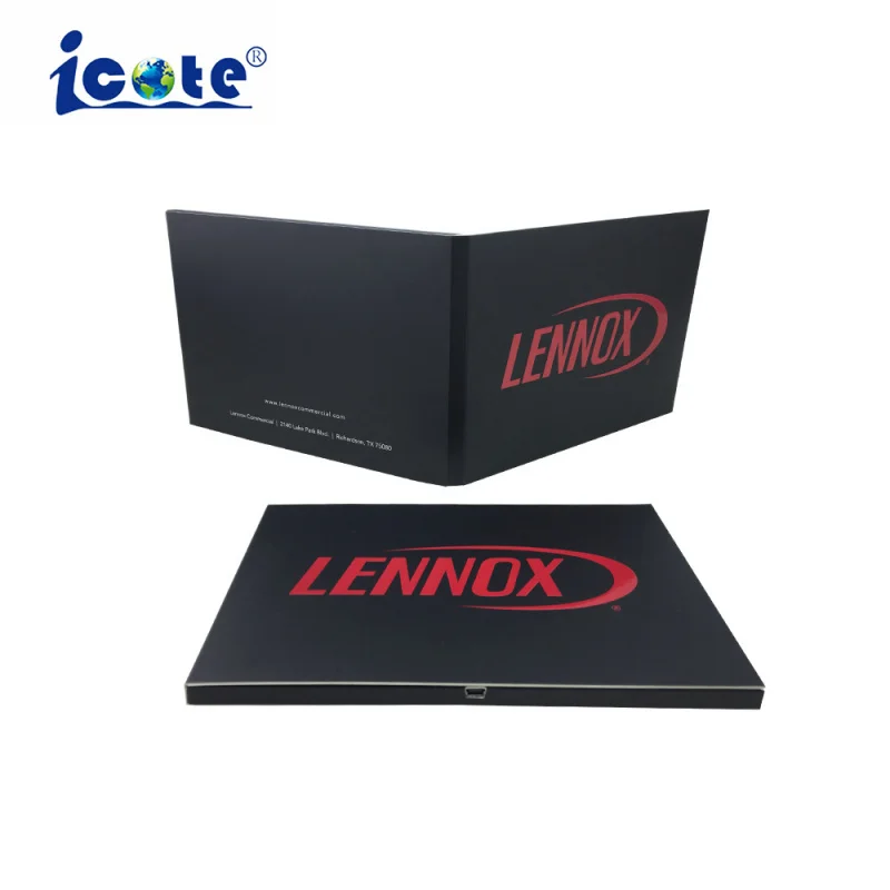 Customized High-End Custom Video Greeting Card 5inch IPS Display Greeting Card Exclusive Design Factory Direct Supply
