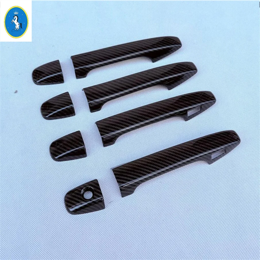 Car Outer Door Handle Decoration Protection Cover Trim For Subaru Forester 2025 ABS Black / Chrome / Carbon Fiber Accessories