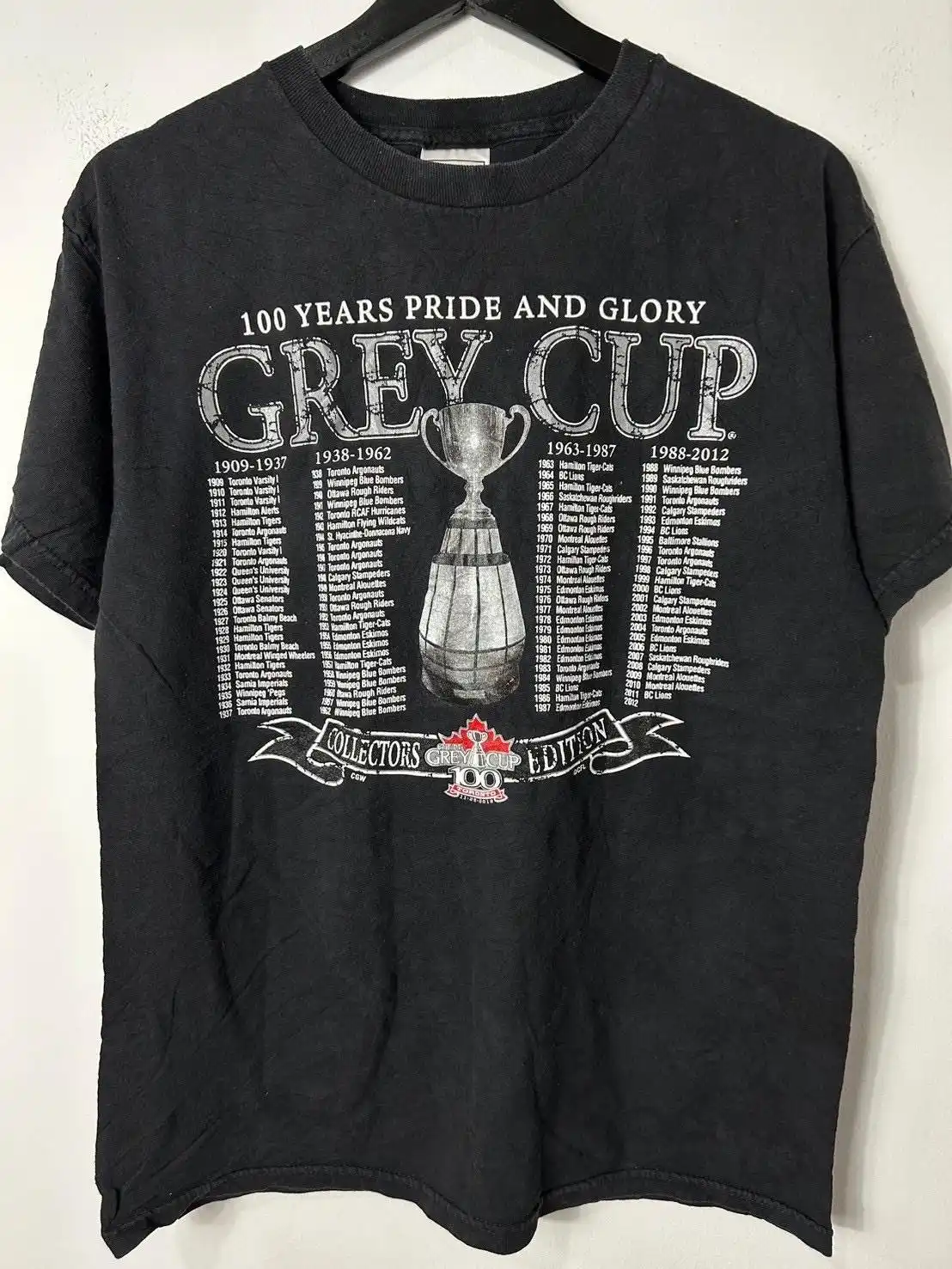 VTG Grey Cup T Shirt size M