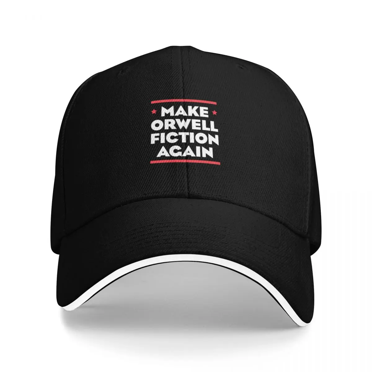 

MAKE ORWELL FICTION AGAIN Baseball Cap sun caps Christmas Hat Streetwear Women's 2025 Men's