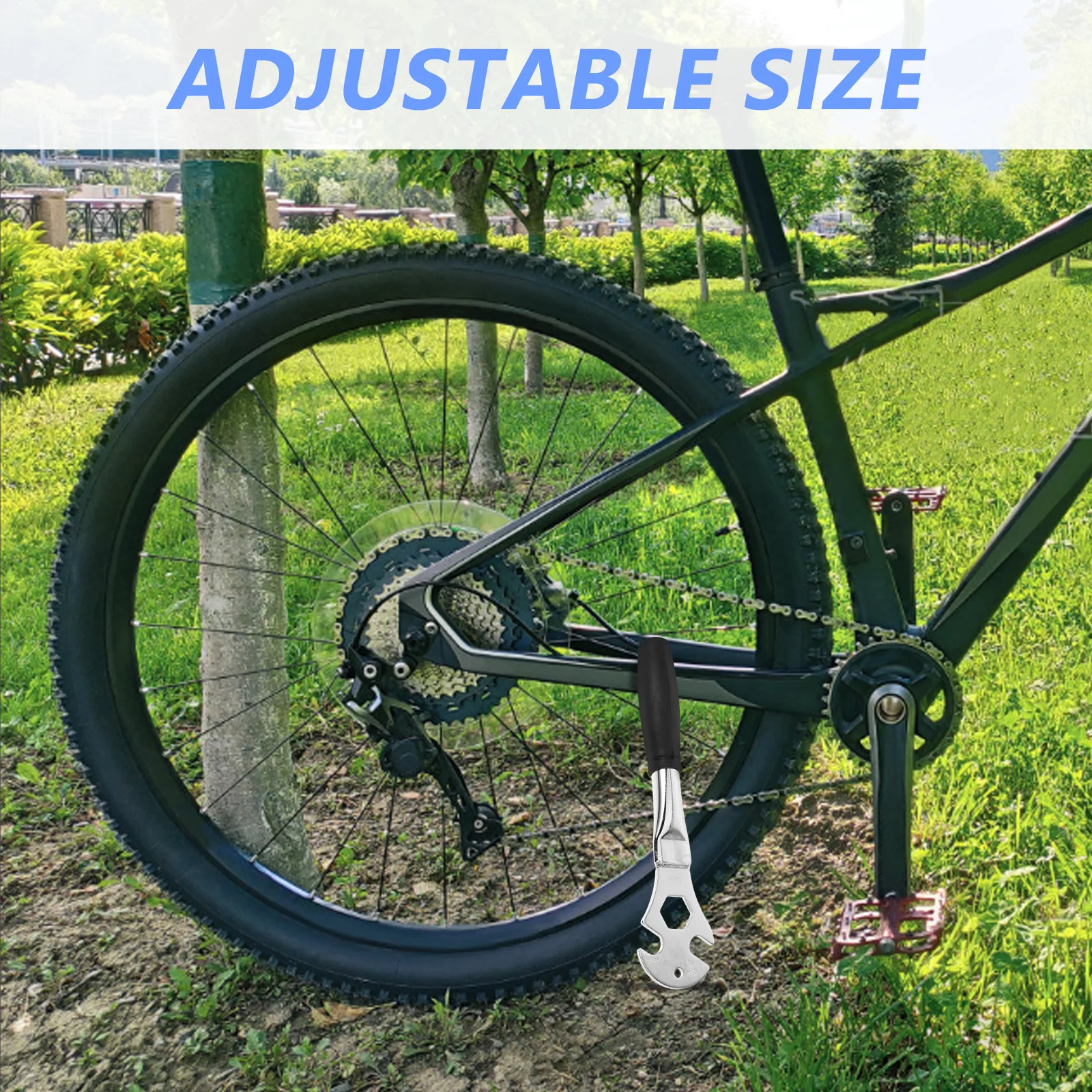 مفتاح ربط دواسة الدراجة أداة إصلاح متعددة الوظائف لصيانة ركوب الدراجات الجبلية #6