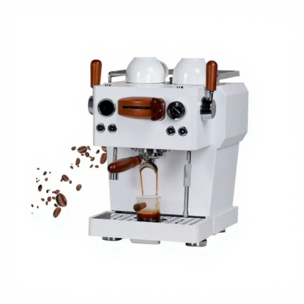 1. Stepless Pressure Control Espresso Maker, PID Pre‑soaking System Pressure Gauge Double Boilers Coffee Brewing Tool