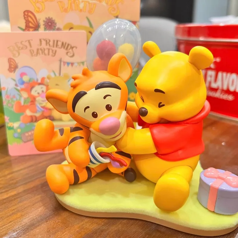 Miniso Echte Disney Blinde Doos Winnie The Pooh Blind Mysterieuze Verrassingsdoos Figuur Tijger Eeyore Biggetje Schattig Model Speelgoed Cadeau