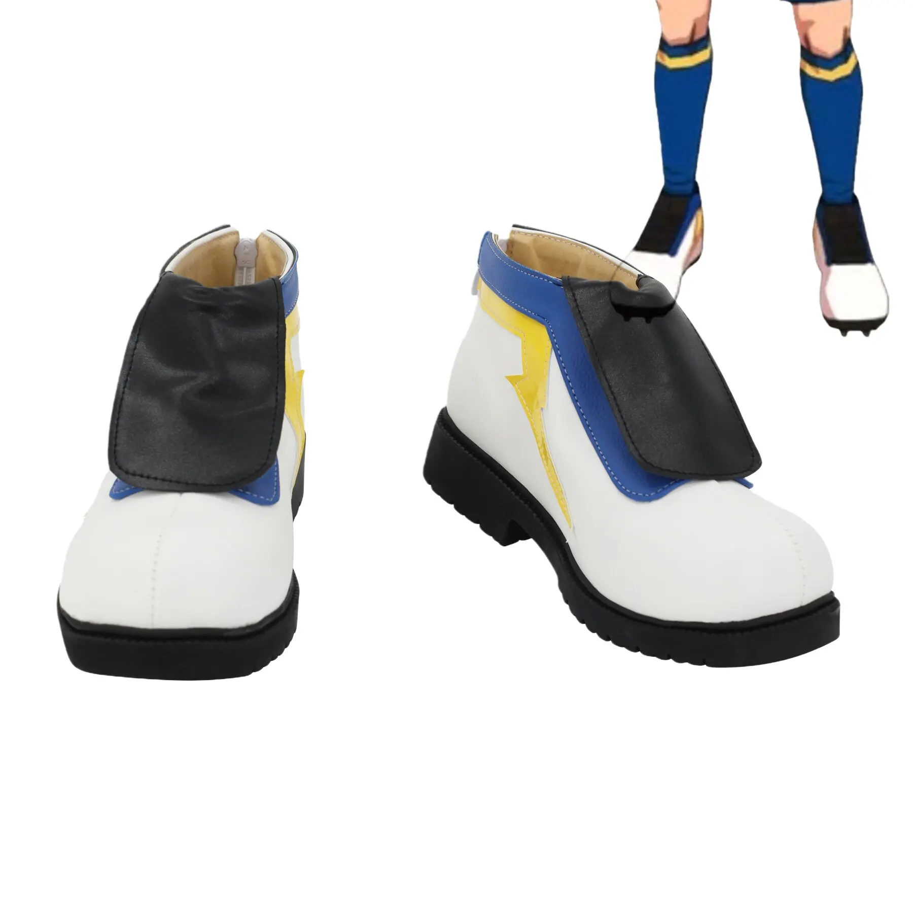 

Костюм для косплея Inazuma Eleven Raimon Junior High, обувь, ботинки ручной работы из искусственной кожи